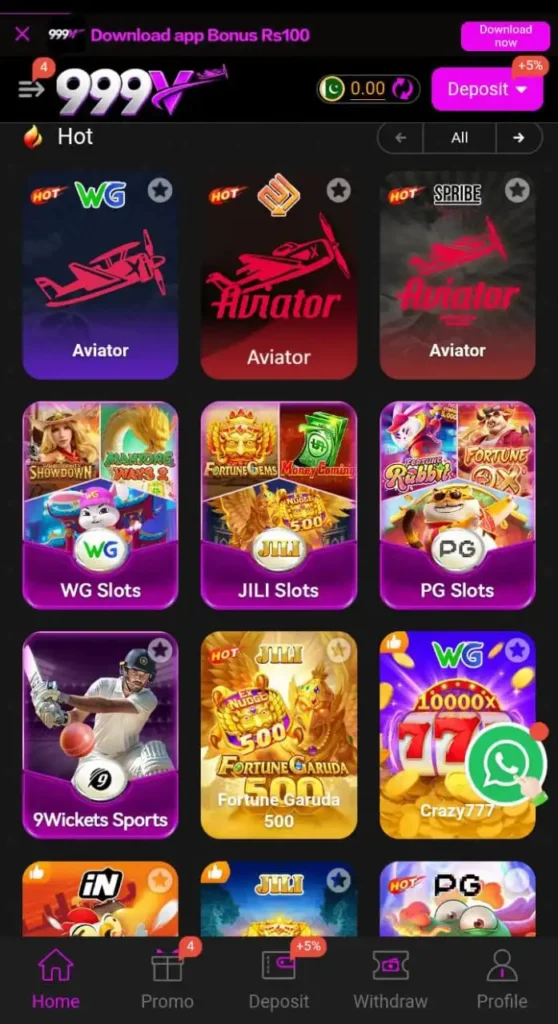 999 V Game APK