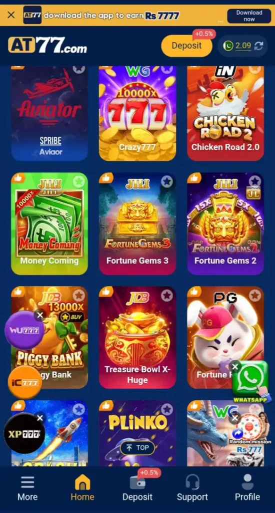 AT777 Game App