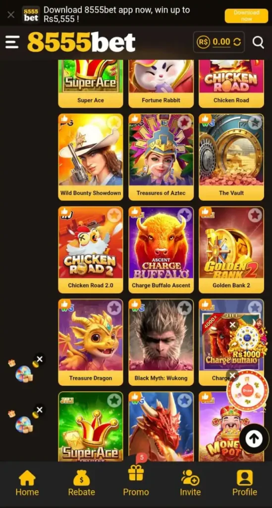 8555 BET Game App