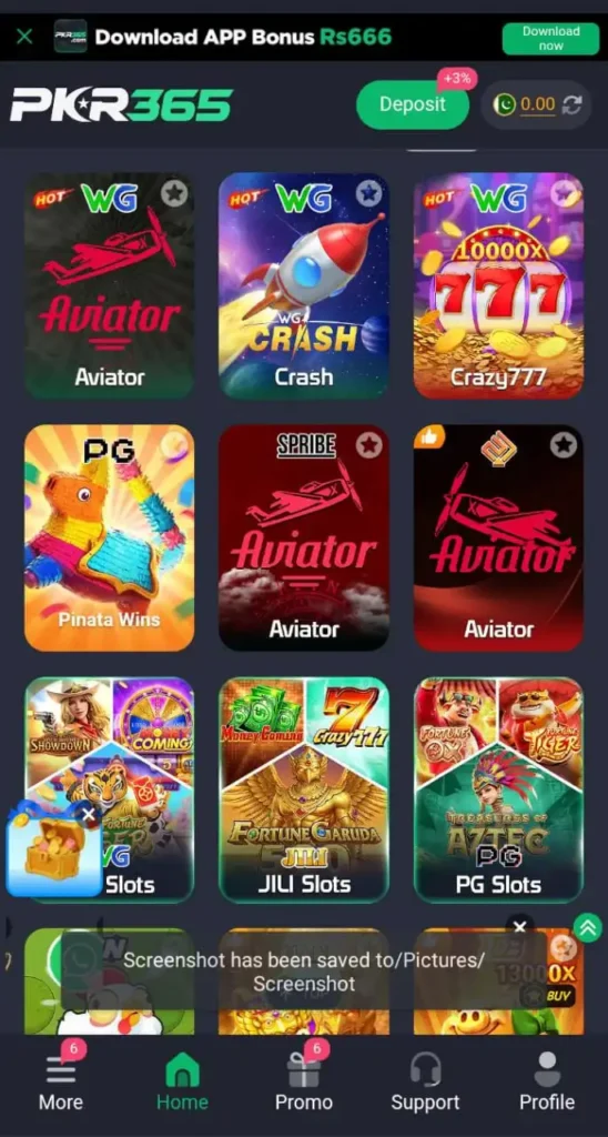 PKR 365 Game App