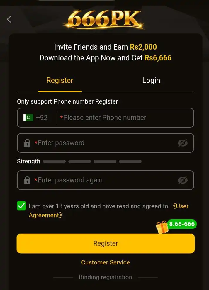 666 PK Game App
