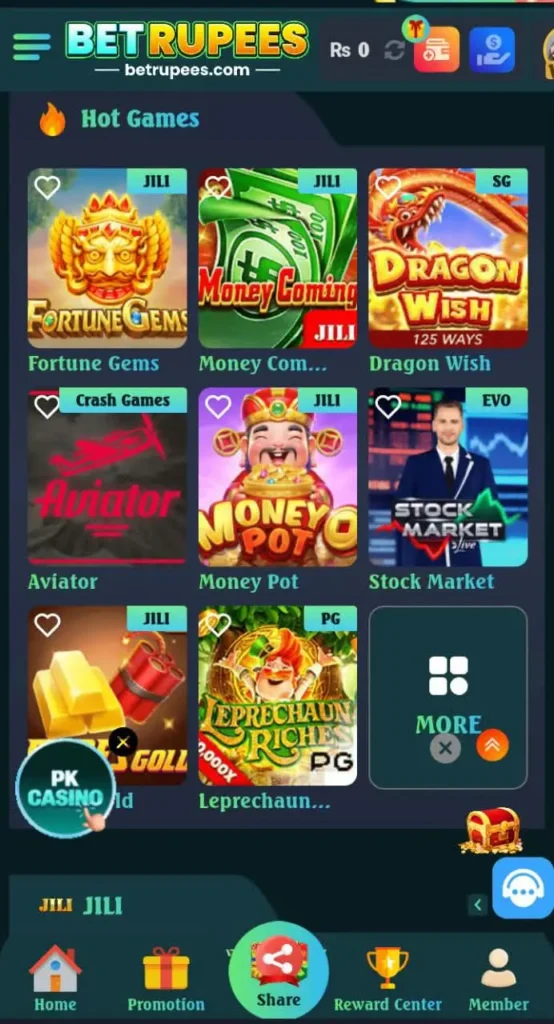 Bet Rupees Game Download